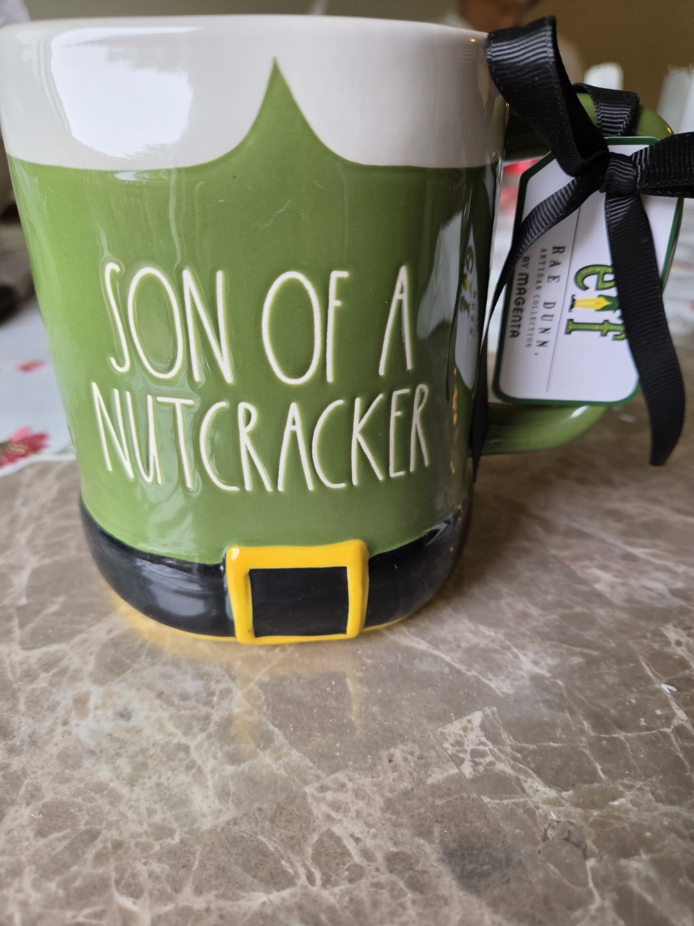 Rae Dunn x Elf "Son of a Nutcracker" Christmas Ceramic Mug
